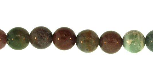 15.5 inch - 16 inch 8mm Fancy Jasper Natural Plain Round Beads