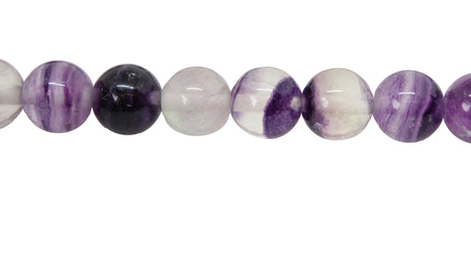 15.5 inch - 16 inch 6mm Fluorite Plain Round Beads