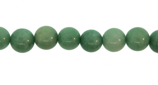 15.5 inch - 16 inch 8mm Green Aventurine Natural Plain Round Beads
