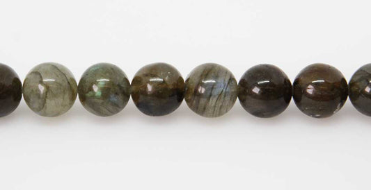 15.5 inch - 16 inch 4mm Labradorite Natural Plain Round Beads