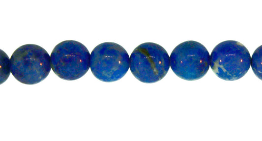 15.5 inch - 16 inch 12mm Natural Lapis Natural Plain Round Beads