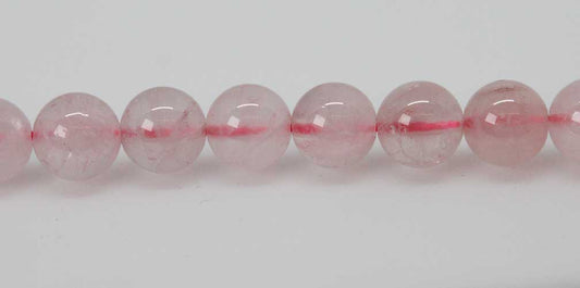 15.5 inch - 16 inch 6mm Rose Quartz Natural Plain Round Beads