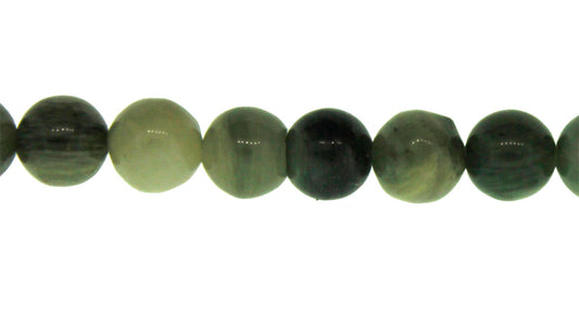 15.5 inch - 16 inch 4mm Seaweed Quartz Natural Plain Round Beads