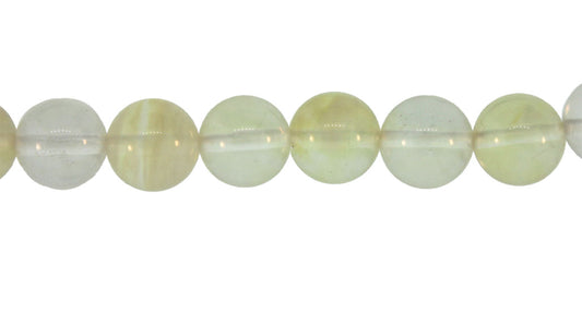 15.5 inch - 16 inch 4mm Yellow Rutile Quartz Glass Plain Round Beads
