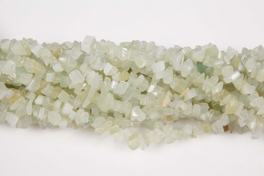 36 inch New Serpentine Plain Chip Beads