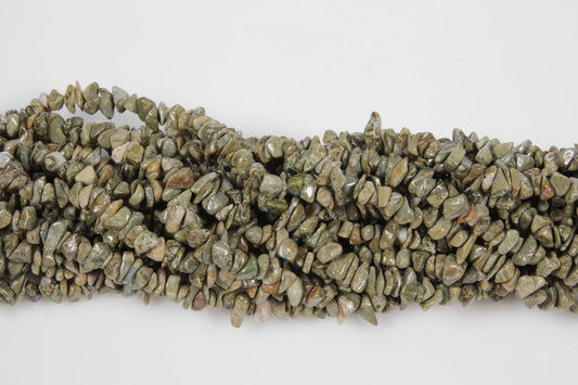 36 inch Ryolite Plain Chip Beads
