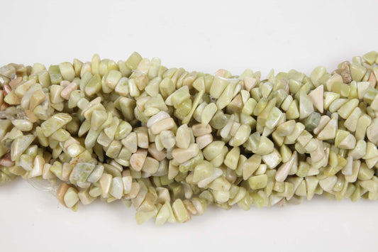 36 inch Pineapple Jasper Plain Chip Beads