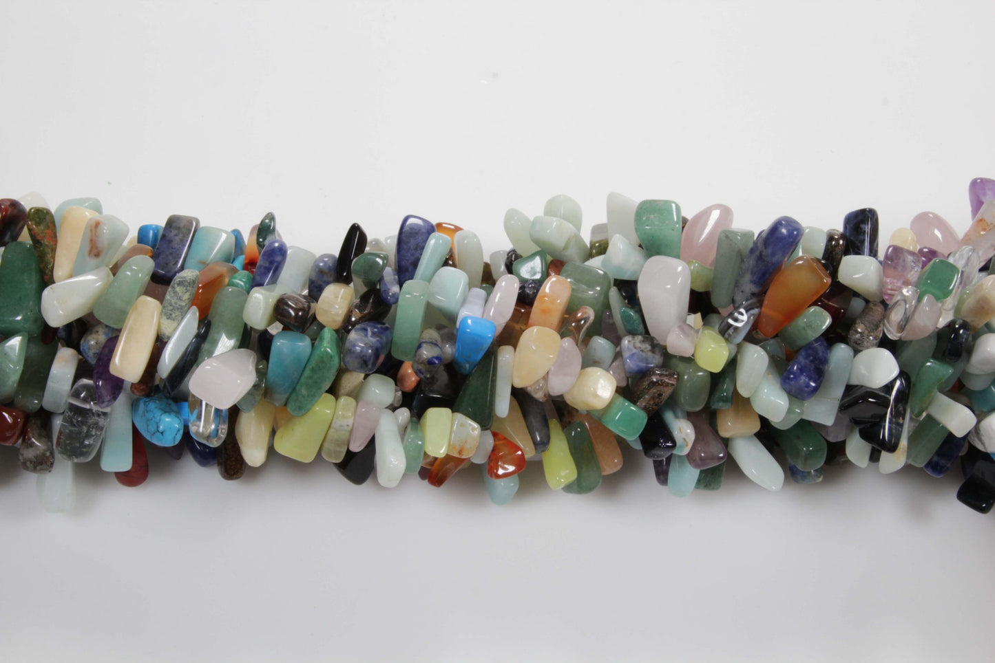 36 inch Multicolor Hawaii Large Plain Chip Beads
