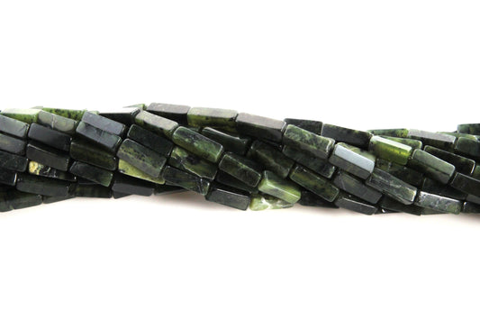 16 inch 4X13mm Chinese Bc Serpentine Plain Square Tube Beads