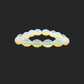10X13mm Opalite Glass Melon Bracelets