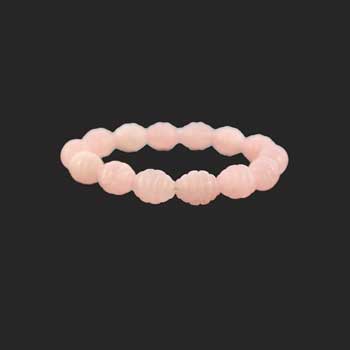 10X13mm Rose Quartz Melon Bracelets