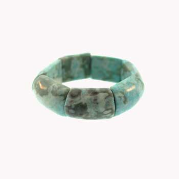 Turquoise Jasper Dyed Rectangle Bracelets