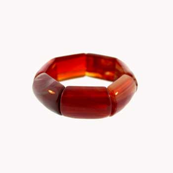 Red Agate Rectangle Bracelets