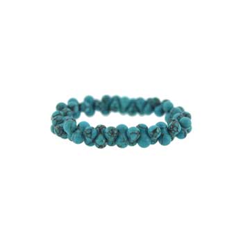 Synthetic Turquoise Peanut Bracelets