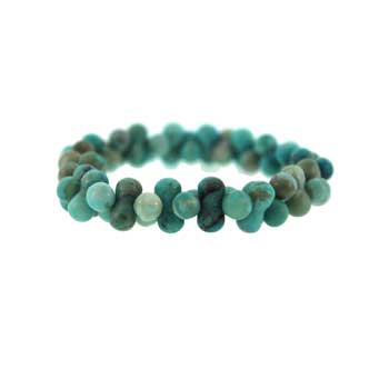 Turquoise Jasper Dyed Peanut Bracelets