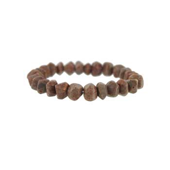10mm Fossilized Agate Tumbled Bracelets