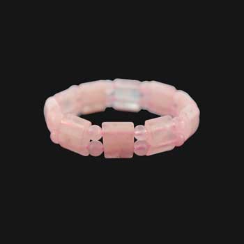Rose Quartz Tanker Bracelets