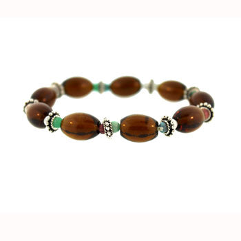 10 X 14mm Light Smoky Quartz Melon Bracelets
