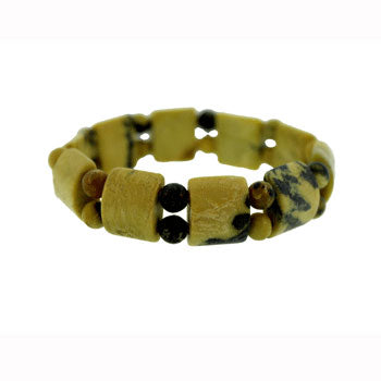 Dyed Yellow Turtle Jasper Tanker Bracelets