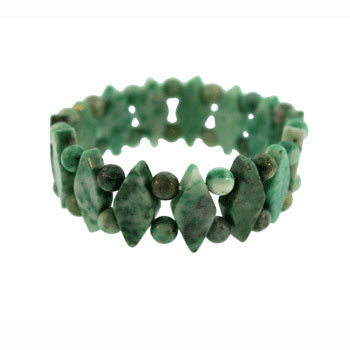 Green Spot Serpentine Princess Bracelets