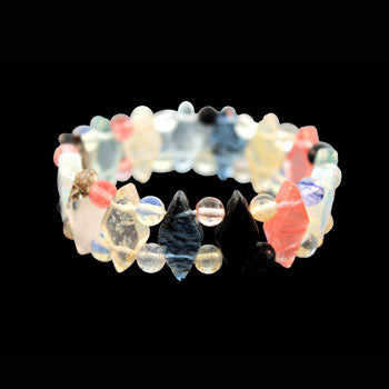 Multicolor Quartz Glass Princess Bracelets