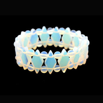 Opalite Glass Princess Bracelets