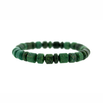 8mm Dyed Green Turquiose Jasper Drum Bracelets