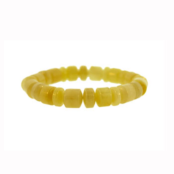10mm Yellow Serpentine Drum Bracelets