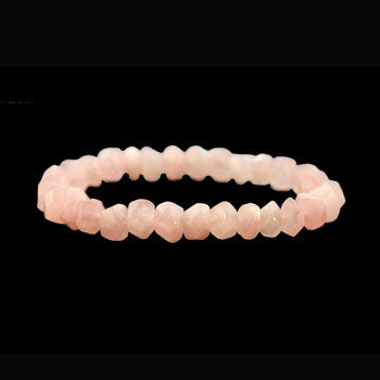 8mm Rose Quartz Freeform Bracelets