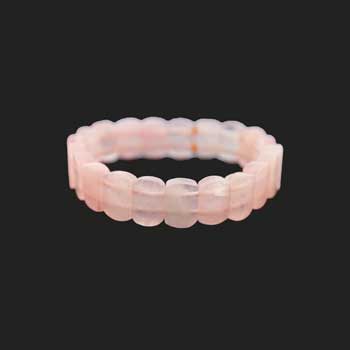 Rose Quartz Rectangle Bracelets
