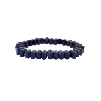8mm Dyed Lapis Jasper Pumpkin Bracelets