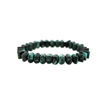 8mm Dyed Green Laguna Lace Pumpkin Bracelets