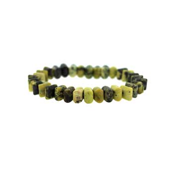 8mm Yellow Turquoise Jasper Pumpkin Bracelets