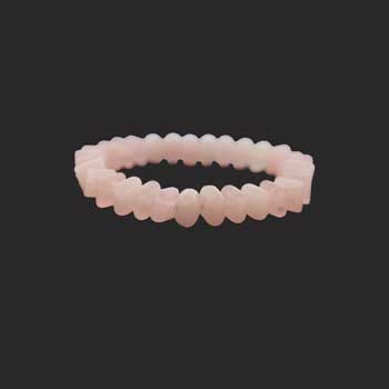 8mm Rose Quartz Pumpkin Bracelets