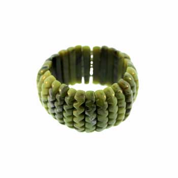 Olive Serpentine Wavy Bracelets