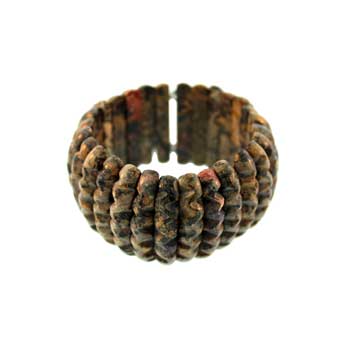 Lepoard Skin Jasper Wavy Bracelets