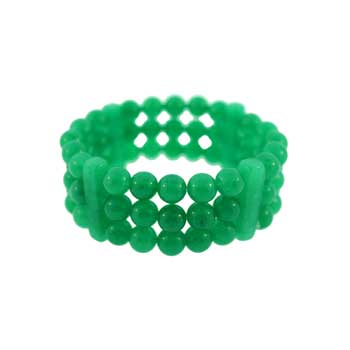 8mm Dyed Green Aventurine Queen Bracelets