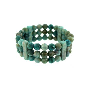 8mm Turquoise Jasper Dyed Queen Bracelets