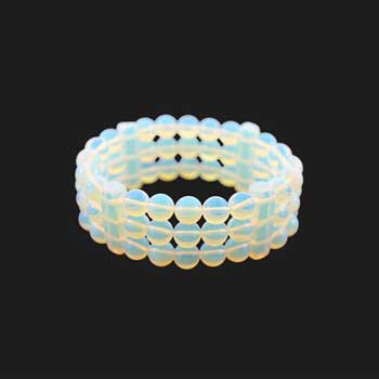 8mm Opalite Glass Queen Bracelets