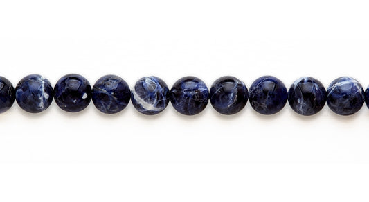 16 inch 12M.M. Sodalite Round Beads