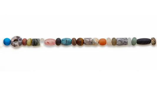 15-16 inch 4-6mm Multi Stone Mix Shapes Matt Beads
