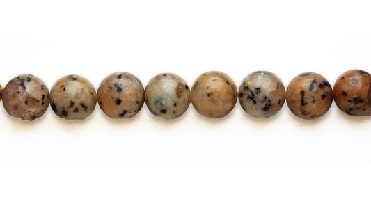 15-16 inch 16mm Dyed Kiwi Peach Color Round Plain Beads