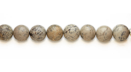15-16 inch 16mm Dendrite Jasper Round Plain Beads