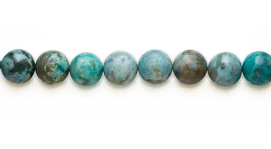 15-16 inch 16mm Sleeping Beauty Turq Jasper Round Plain Beads