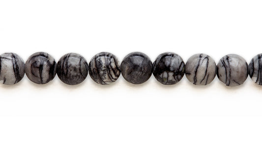 15-16 inch 16mm Picasso Jasper Round Plain Beads