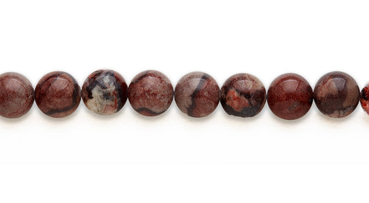 15-16 inch 16mm Sun Rock Jasper Round Plain Beads