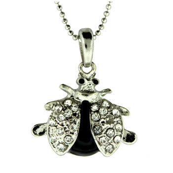 Zinc Alloy Silver Plated Lady Burg Necklace