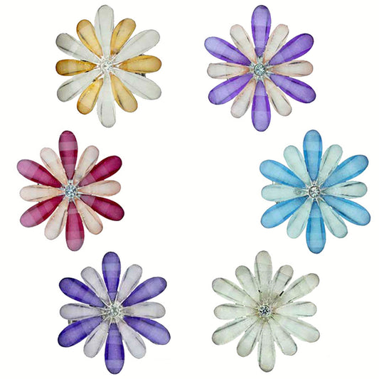 Zinc Alloy Silver Plated Butterfly Rings