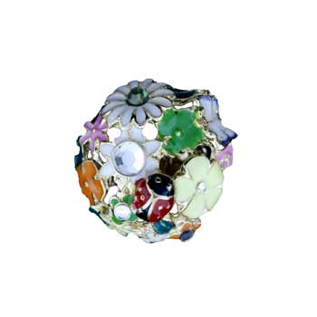 Zinc Alloy Silver Plated Assorted Shape Rings