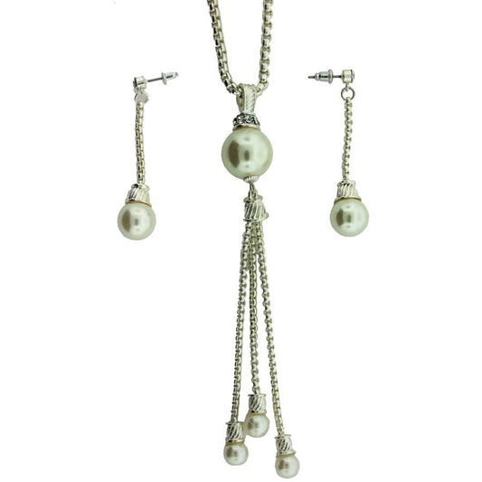 Zinc Alloy Silver Plated Necklace